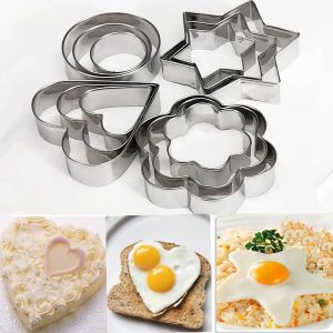 Numéro de Lot 9pcs emporte-pièces en métal biscuit bonbon gâteau Pâtisserie moule outil de décoration