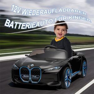 VOITURE ELECTRIQUE ENFANT Voiture électrique 12V pour enfants, BMW I4, avec 