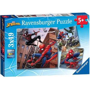 PUZZLE Puzzles Spider-Man 3x49 pièces - Ravensburger - Pour enfants dès 5 ans