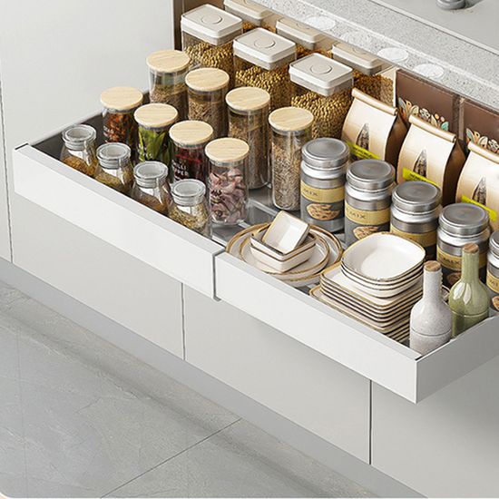 Tiroir De Rangement Adhésif Sous Plan De Travail – Transparent, 9,2x8,1x8 Cm, Pour Bureau Ou Cuisine