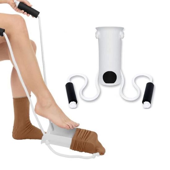 Enfile-chaussettes Pour Femme Enceinte Et Senior - Blanc - Aide à L'habillage