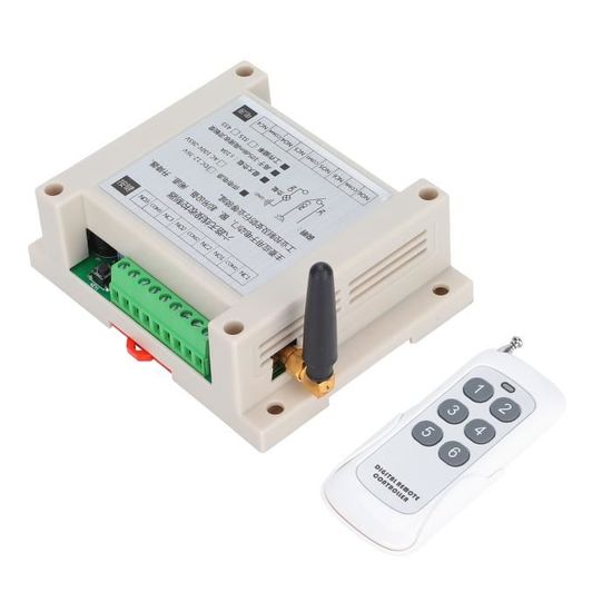 Module Relais 4 Canaux WiFi RF433 Relais De Commande à Distance 4 Chaines Wifi , Bluetooth , RF433 Mhz Automatisation Maison Timing