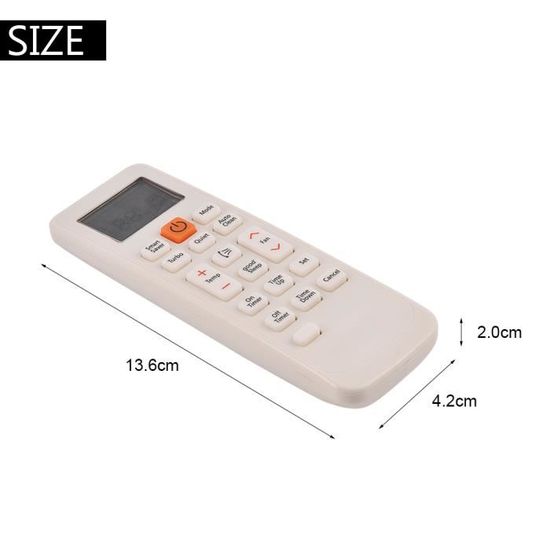 Télécommande De Climatiseur WH TA11PE De Remplacement - Compatible Série RAS 10G2KVP à 24E2KVSG A, Batterie AAA