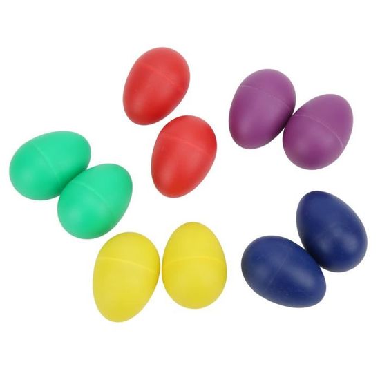 BESTonZON 100 Pièces Oeufs De Dessin Colorés Pour Pâques - Faux Oeufs Artificiels En Plastique, Parfaits Pour Peindre Et Décorer Avec Les Enfants