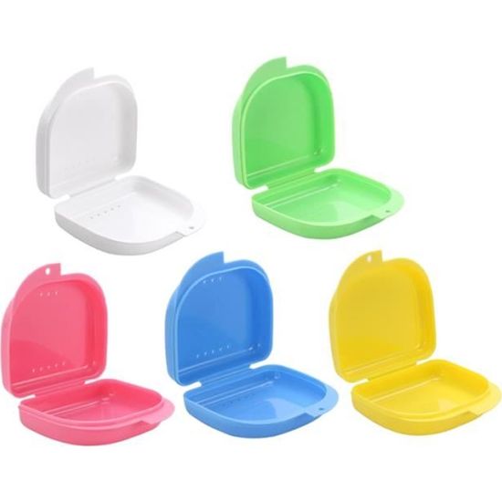 Pack De 2 Étuis De Voyage Pour Appareil Dentaire / Gouttière / Protège-dents