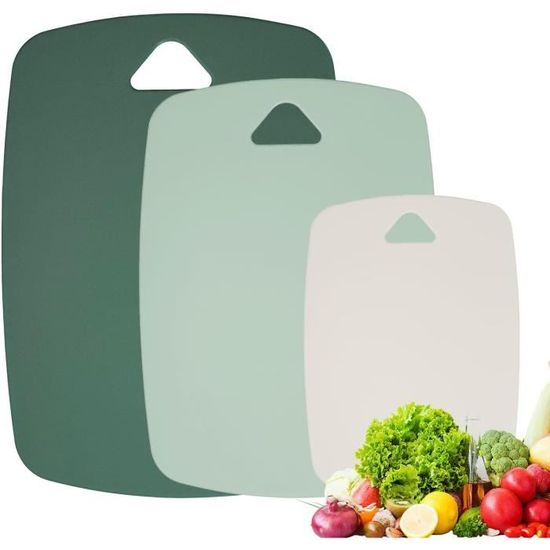 Planche à Découper 3 En 1 Pliable Camping - Panier Drainage Fruits Et Légumes Gris