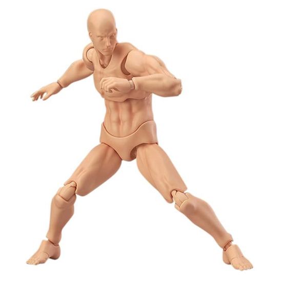 2 Figurines Articulées Pour Dessin - Mannequins Masculin Et Féminin 15 Cm, Articulations Mobiles, Référence Artistique