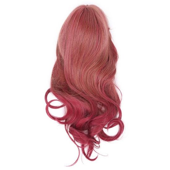 Perruque Bouclée Violet Et Bleu - Longueur 45-50 Cm - Pour Enfants Et Adultes - Halloween, Cosplay, Fêtes