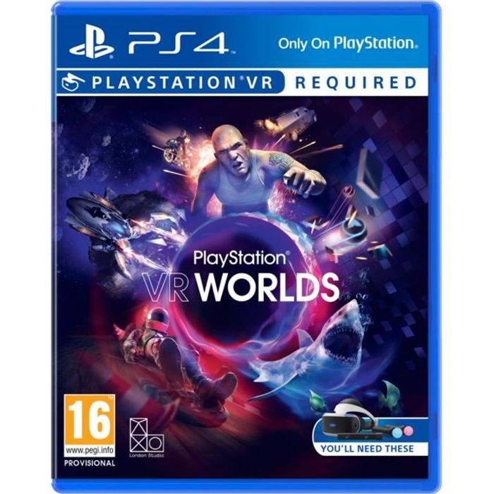 VR Worlds Jeu PSVR