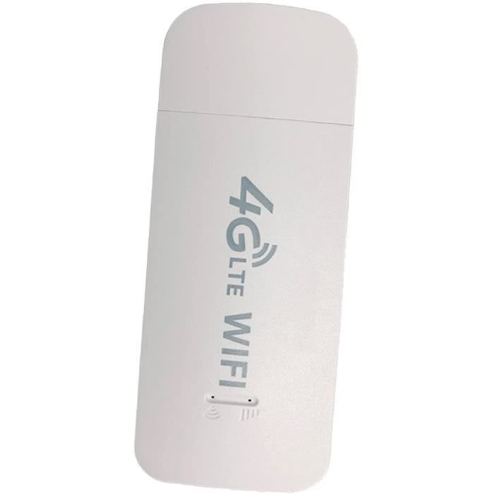 Draadloze netwerkrouter, 4G LTE USB-modem draagbare WiFi hotspot met SIM/TF- kaartsleuf, snelheid tot 100 Mbps, smart router werk met FDD: B1/B3 voor laptop internet (met WiFi-functie