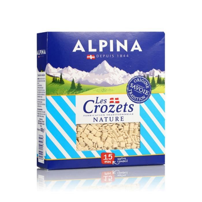 Crozets blancs - 400g - Contient du gluten et des œufs