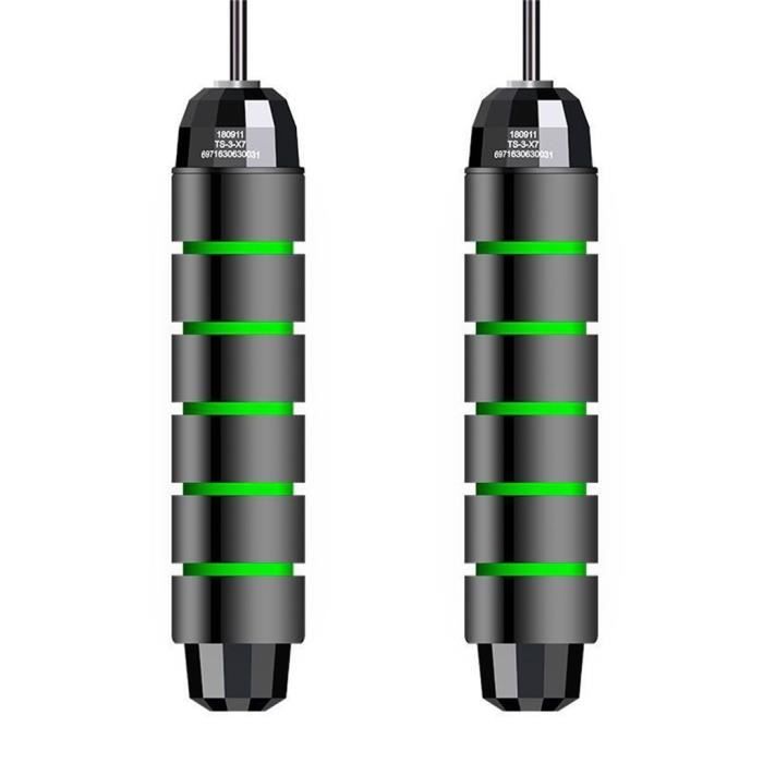 Corde à sauter sans enchevêtrement avec roulements à billes Rapids Speed Jump Rope Cable et 6 rg1134