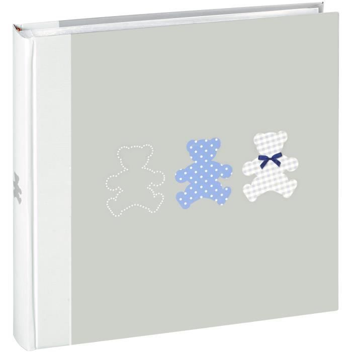 EMOTION Album photo traditionnel naissance Timotée bleu 30x30 cm 60 pages