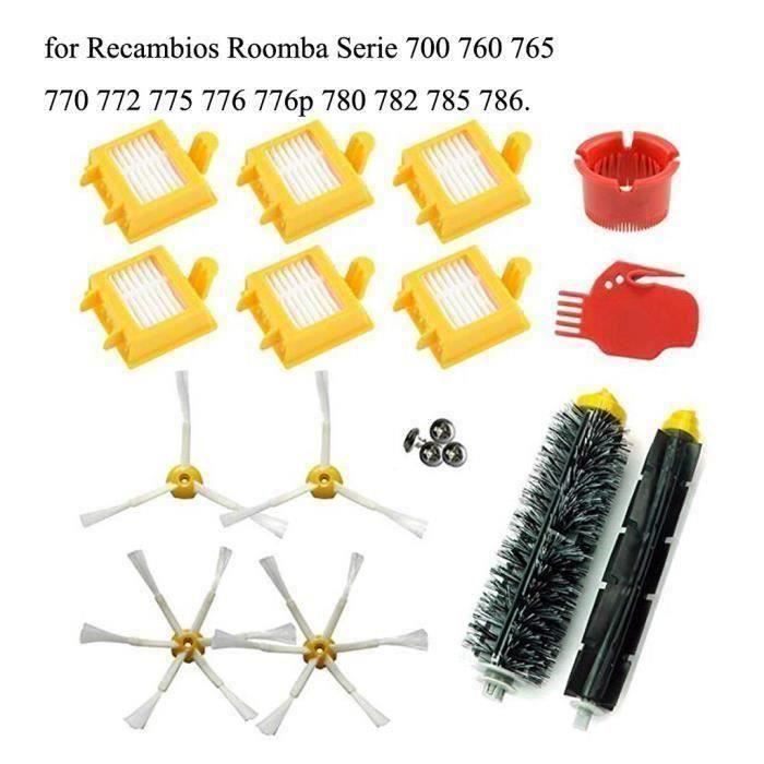 IRobot-Serie 700 760 Roomba 765 Brosse Latérale et filtres Hepa Brosse GJJ91004005