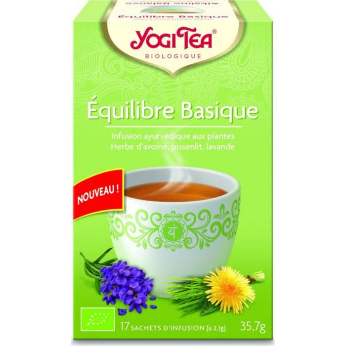 Douce tisane aux herbes bio (pissenlit, lavande, citronnelle, ortie...).