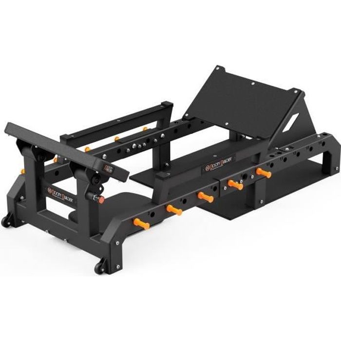 Booty Builder Machine à fessier BB Station professionnelle multifonctionnelle pour abdominaux/fessiers Noir