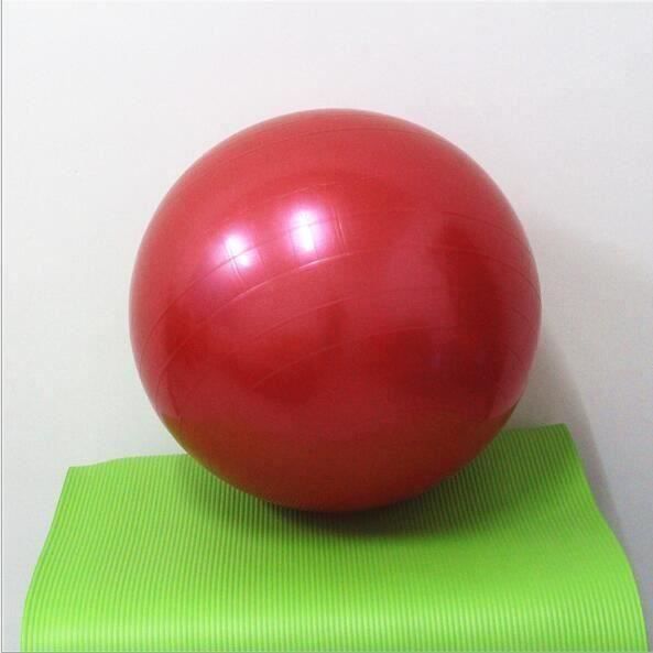 Ballon De Gym,pour la gymnastique ou pour le pilates pour Entraînement Grossesse Equilibre Chair,55 cm,rouge, La Stabilité