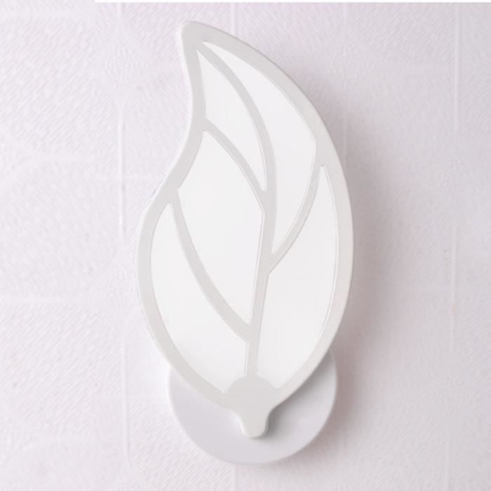 Applique Mural Simple Moderne Applique Mural forme Feuille Lumière Blanche Froide pour Chambre Salon