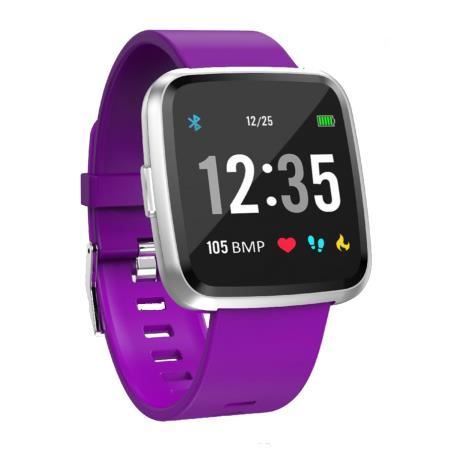 Montre connectée Andrews - Silicone Violet