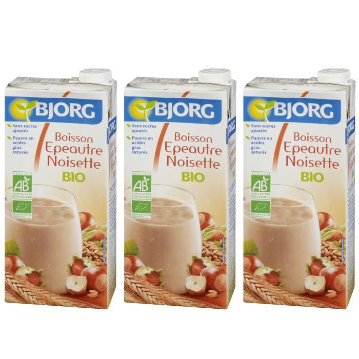 BJORG Boisson Epeautre Noisette Bio 1l