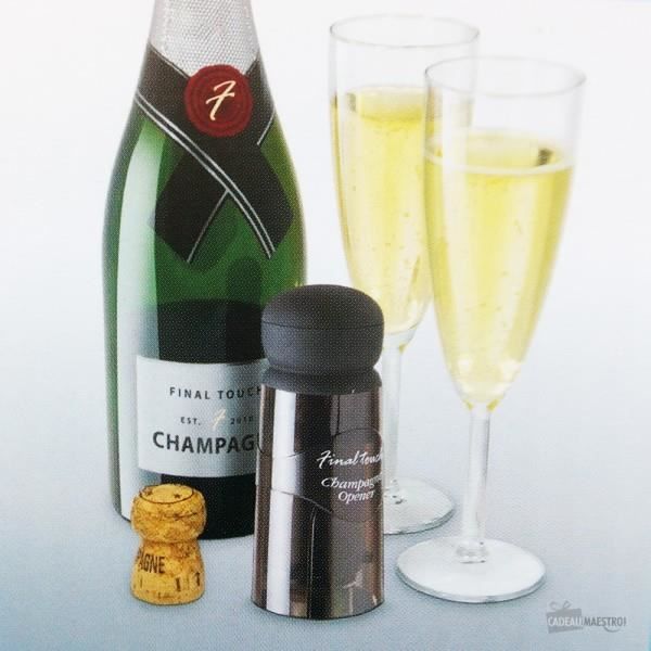 Ouvre bouteille de champagne - Noir