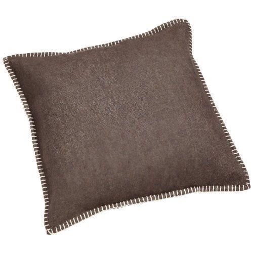 David Fussenegger 87686555 Sylt Uni Housse de coussin avec finitions en couture 50 x 50 cm