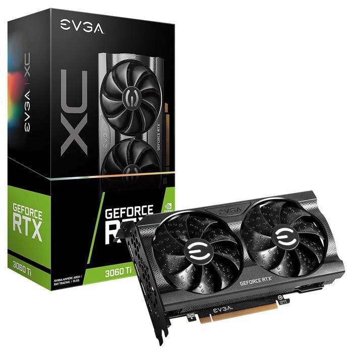 Carte Graphique EVGA GeForce RTX 3060 Ti XC Gaming 6Go