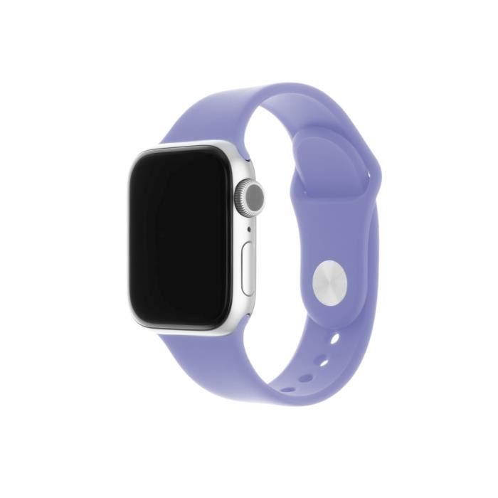Jeu de bracelets en silicone FIXED Bracelet en silicone compatible avec Apple Watch 38-40 mm, lilas