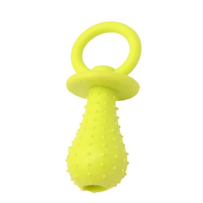 3pcs Tétine pour Chiot en Caoutchouc Jouets à Mâcher pour Chien Chiot de Compagnie