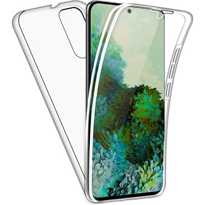 Pour Samsung Galaxy Note 20 (6,7-) - Coque Silicone Gel Intégrale Transparent 360°-Qualité Supérieure-Jollini®France
