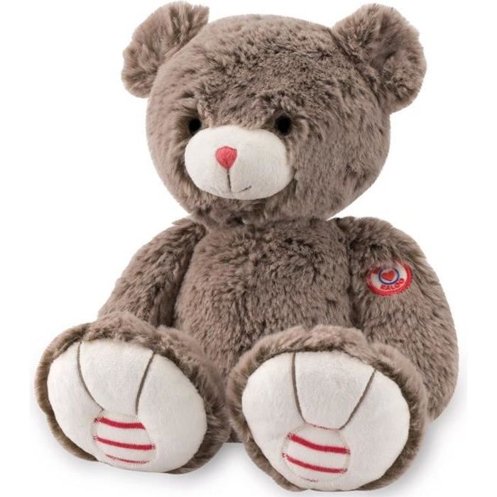 Rouge Kaloo : Peluche Ours couleur cacao (Medium) aille Unique Coloris Unique