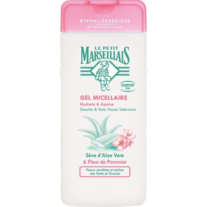 Le Petit Marseillais Gel Micellaire Sève d'Aloe Vera et Fleur de Pommier 650ml