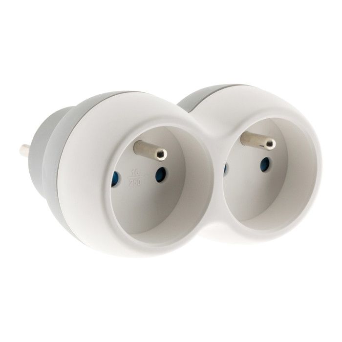 Biplite 16A façade gris / blanc