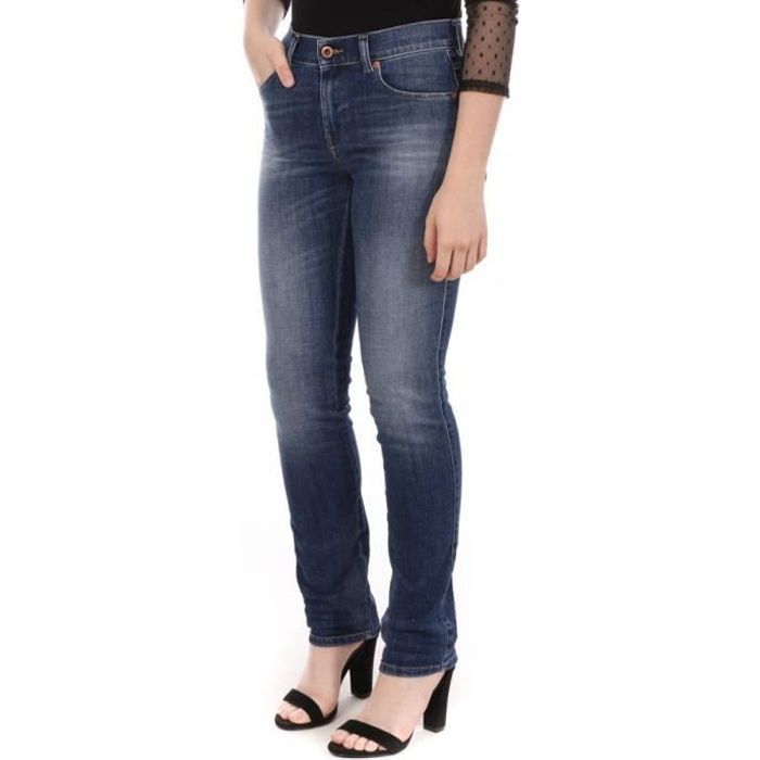 Jeans Slim Bleu Femme Diesel Sandy