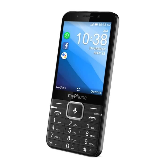 Téléphone myPhone Up Smart Bluetooth Appareil Photo 5Mpx Batterie 1200mAh Noir
