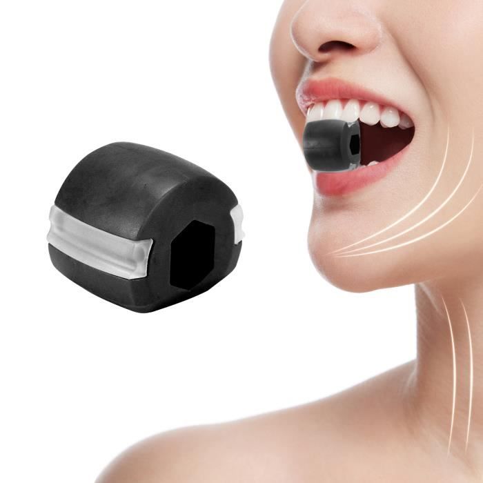 Mâchoire Exerciseur Bouche Boule D'exercice Boule De Fitness Double Menton Boule D'exercice Boule D'exercice Du Visage Noir
