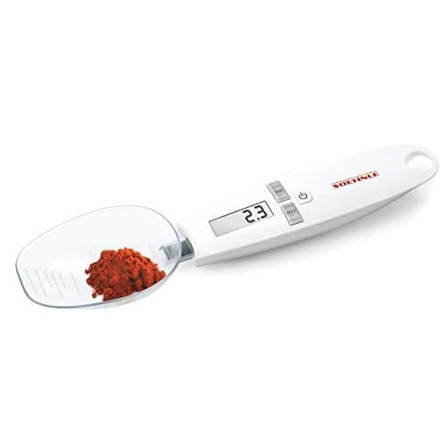 Soehnle Cooking Star, cuillère doseuse à graduation 0,1 g jusqu'à 500 g, balance alimentaire multifonctions, balance de 6622