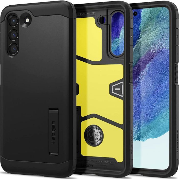 Coque Tough Armor Samsung Galaxy S21 FE - Noir Spigen