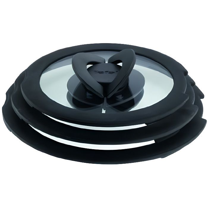 Tefal L99310 Ingenio Lot de 3 couvercles de Cuisson en Verre Ø 16-18-20 cm L99310