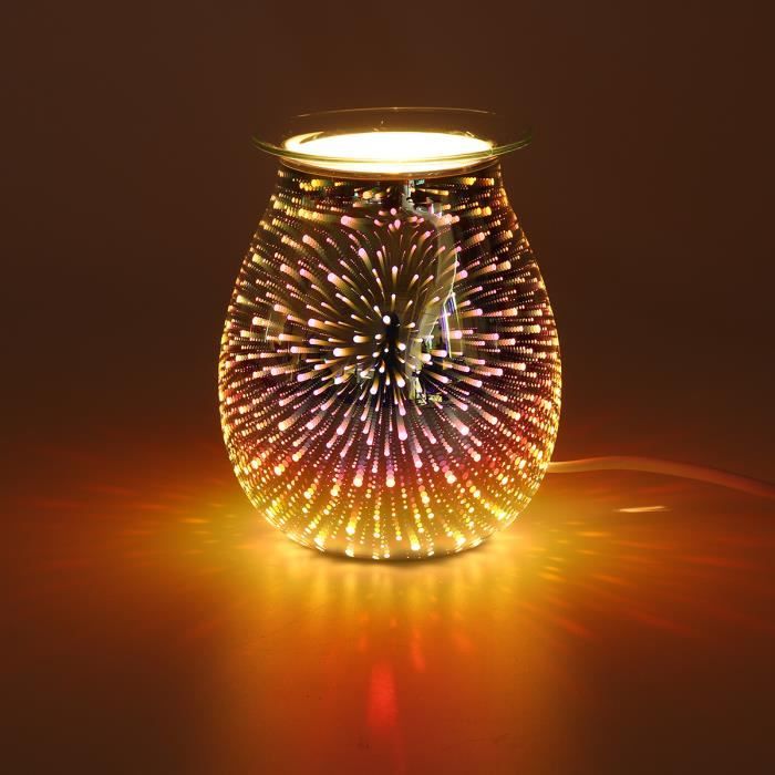 3D Verre Ultrasonique Diffuseurs d'Huiles Essentielles Electrique Pour Maison Spa Yoga Massage