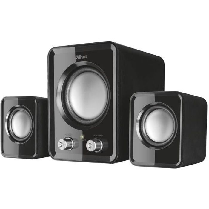 Trust Ziva Compact Système de haut-parleur pour PC Canal 2.1 6 Watt (Totale)
