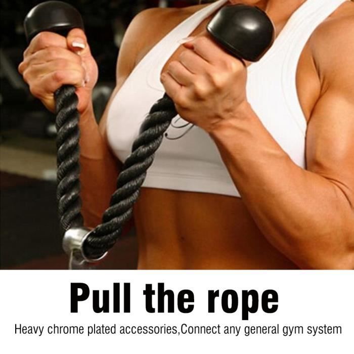 Fixation de câble Rope Cable Attachment Machine de musculation Push Pull Press Cable Attachment pour Sports Fitness HB043