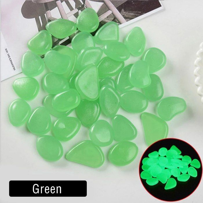 Pierres de jardin scintillantes dans la nuit,pierres lumineuses pour allées de jardin,chemin