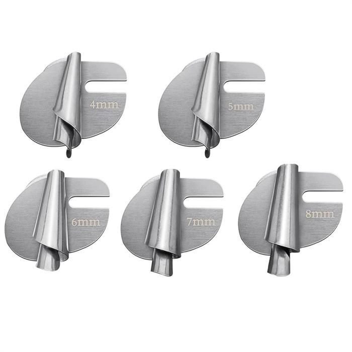 BetterJonny Pied Ourleur Roulé Pour Machine à Coudre - Lot De 8 Tailles (3-10mm) - Métal - Ourlet Parfait
