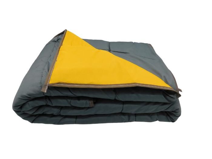 Couette bicolore - MORTREUX - Ultra légère - 220 x 240 cm - Spécial été - Microfibre 60g