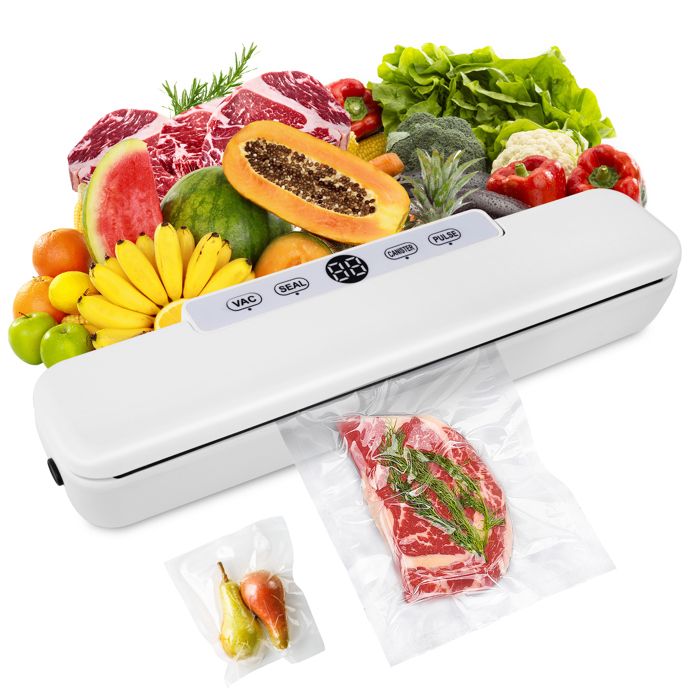 Machine Sous Vide 6-en-1 Alimentaire - 80KPa Aspiration Puissante, 30cm Scellage, Bac Amovible | Conservation Longue Durée
