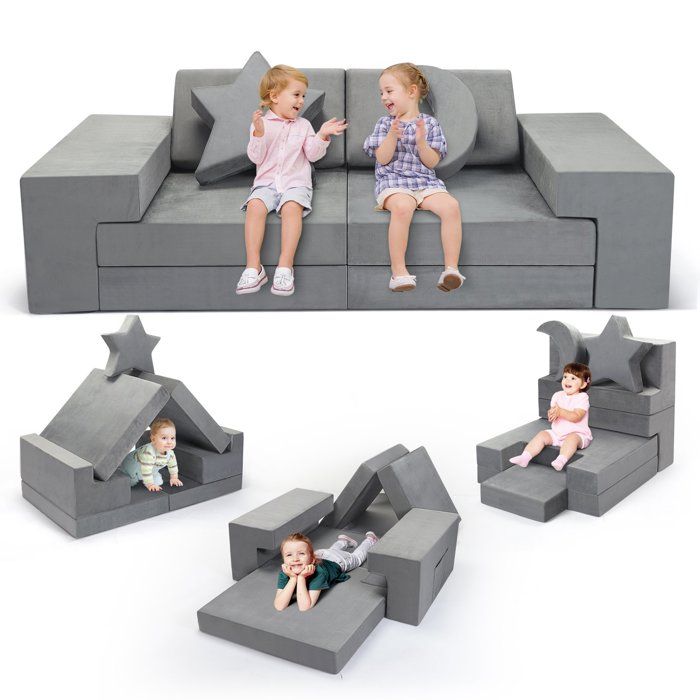 Canapés pour chambre denfant canapé de jeu pour enfant en 9 blocs de mousse pour Chambre dEnfant Chambre à Coucher Salle de Jeux Canapés pour chambre denfant canapé de jeu pour enfant en 9 blocs de mousse pour Chambre dEnfant Chambre à Coucher Salle de Jeux