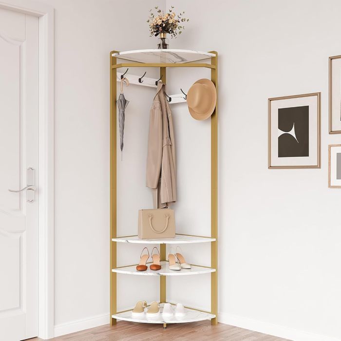 PORTE MANTEAUX MURAL Pliable En Accordéon En Bois 10 Pathères Vintage Déco Rétro EUR 24,99 - FR