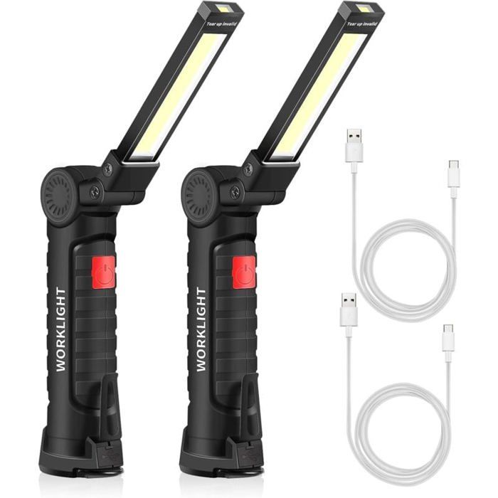 Lampe torche rechargeable USB - MICH - LED - 1000 lumens - Distance déclairage 50-100M - 5 modes déclairage