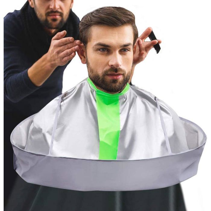 Cape de coupe professionnelle - Imperméable - Accessoire de coiffure pour adultes hommes et femmes .